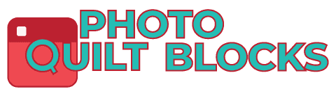 Photo quilt blocks logo