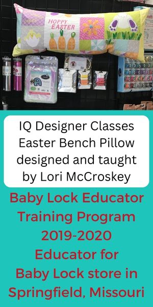 Baby Lock IQ Designer Class Project by Lori McCroskey